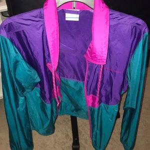 90’s Color-block Columbia Windbreaker